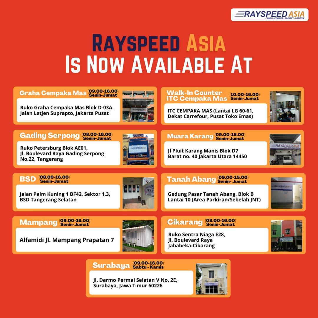 Kenalan Yuk Sama Kantor dan Service Point Rayspeed Asia
