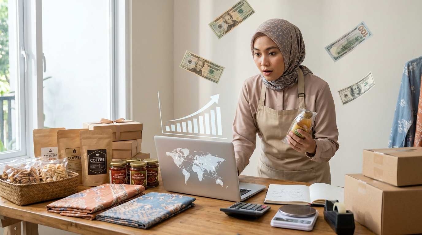Read more about the article Dollar Naik, Produk Lokal Makin Bernilai: Saatnya Seller Indonesia Jualan ke Luar Negeri